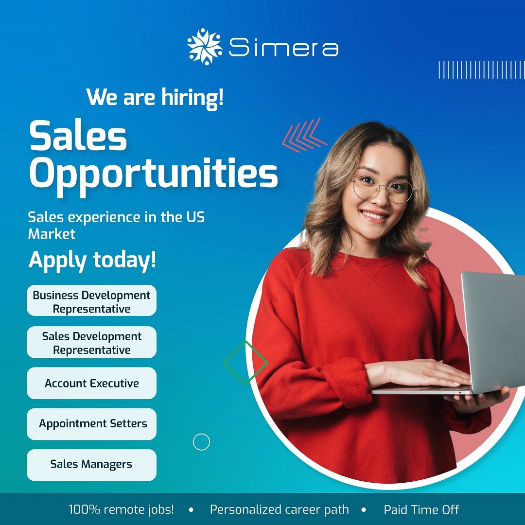 Do you have what it takes to join the marketing & sales team at Simera?